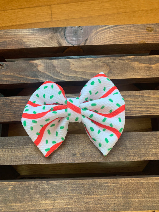 Christmas Cakes Bow